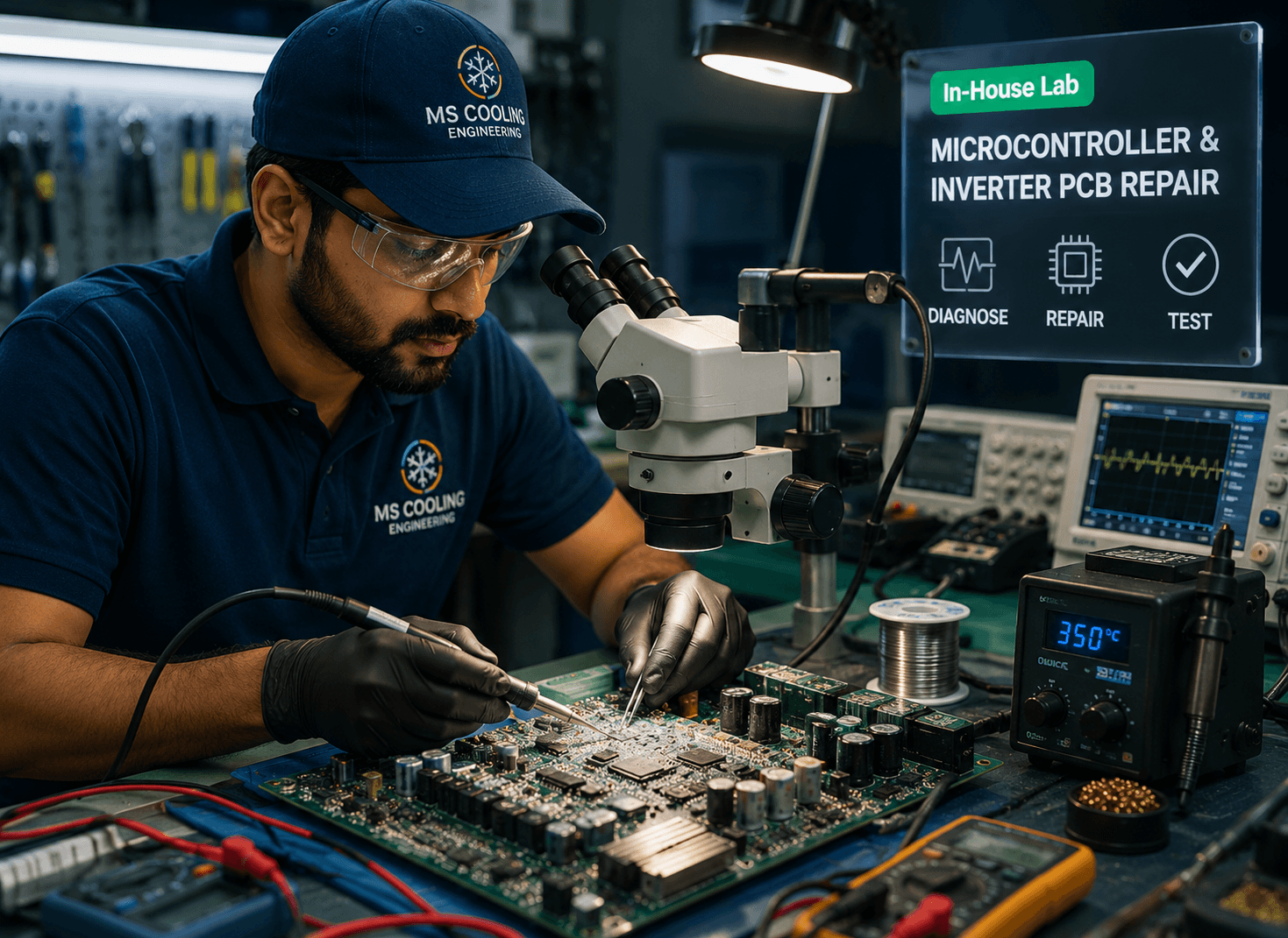 Microcontroller & Inverter PCB Repair